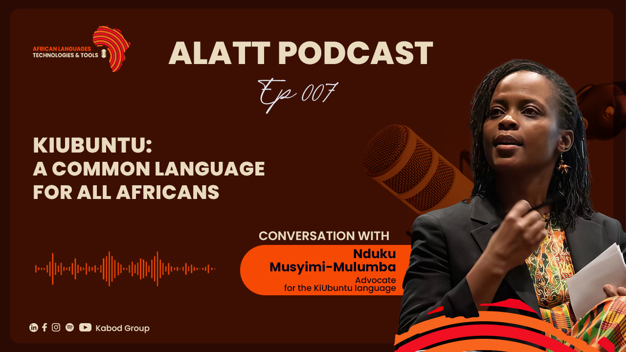 Nduku Musyimi-Mulumba from Mbôngi Ya Ubuntu and a strong advocate for the KiUbuntu language  