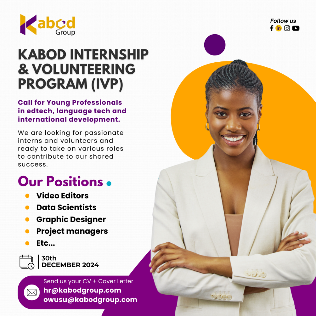 Kabod Internship & Volunteering Program (IVP)